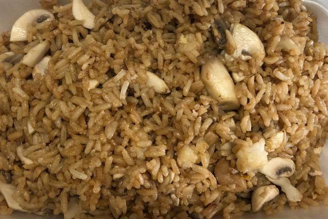 Mushroom fried rice 蘑菇炒饭